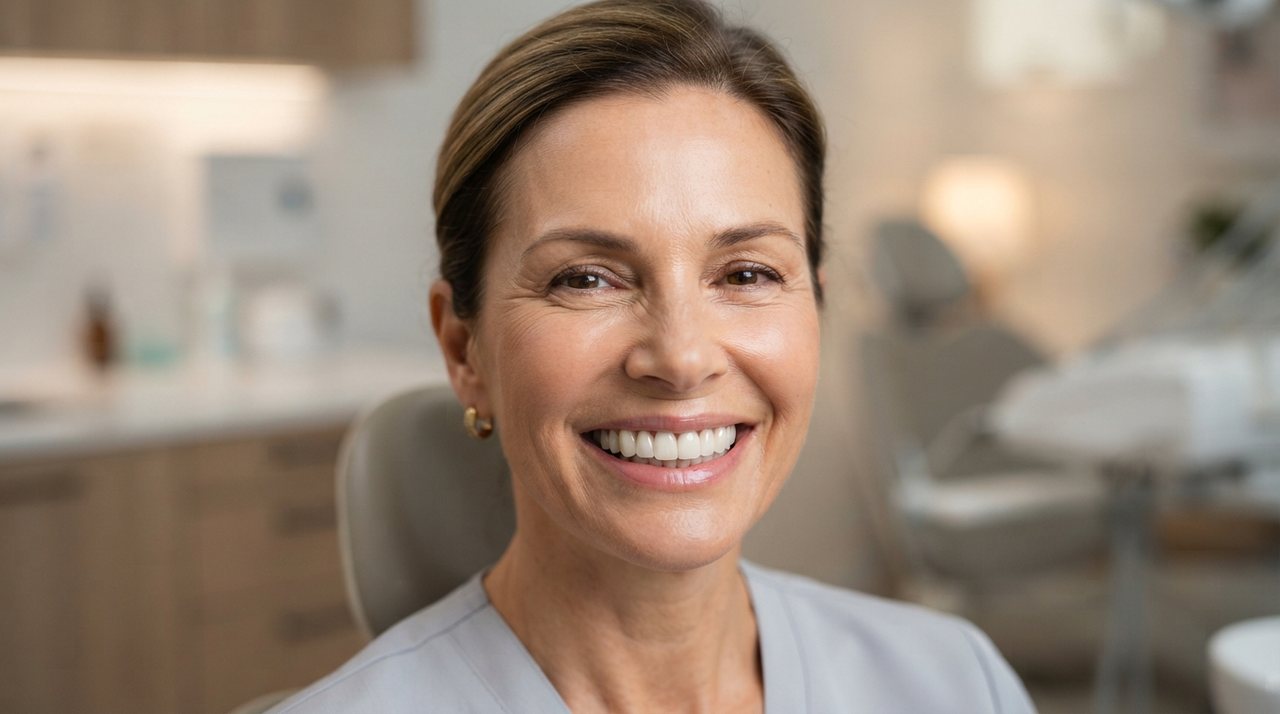 facetas de porcelana em sorriso harmônico